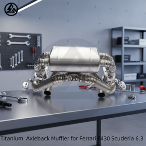 Silenziatore Axleback in Titanio CSZ F430 Scuderia 6.3L con Valvole e Telecomando, Suono Regolabile - Product Image 2