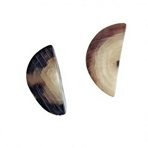 Boutons à bascule en corne de buffle, forme naturelle, polis, écologiques, rustiques, vintage, classiques, artisanaux, décoratifs, durables - Product Image 2
