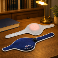 Alphay Red Light Therapy Neck Heating Pad, Heat Therapy Wrap 3 Mode Suhu Konstan untuk Meredakan Ketegangan Otot.