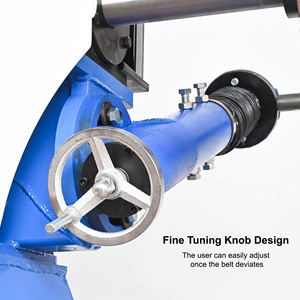 Máquina pulidora de banda de dos estaciones eléctrica para acabado de superficies de metal, acero inoxidable y aluminio - Product Image 6