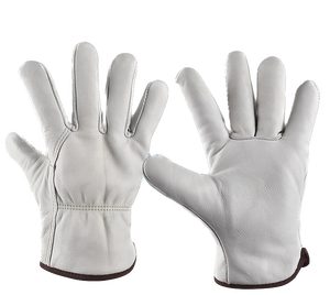 Gants de travail de conducteur en cuir de peau de vache, sans doublure - Product Image 3