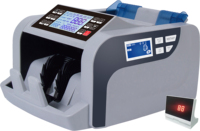 TIMETECH Compteuse de billets de banque en plastique semi-automatique avec écran TFT, capacité de 1000 billets/minute
