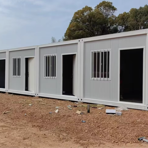 Moderne Portable Modulaire Conteneur Maison Pas Cher Préfabriqué Boulon En Acier Structure Cadre Appartements Villas Hôpitaux Magasins Panneau Sandwich - Product Image 4