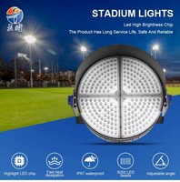 Reflector LED de Alta Luminosidad TIANHUANG THFL05 de 500W para Estadios Deportivos, IP67, Aluminio, Certificado CE, Garantía de 5 Años, Haz de Luz Ajustable