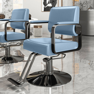 Silla de Barbería de Cuero para Salón de Belleza, Equipo de Peluquería en Oferta, Muebles de Estilismo para Estilistas - Product Image 5