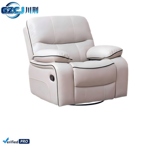 Sofá Reclinable de Cuero de Lujo de Una Plaza, Ajustable, Ergonómico, Relleno de Esponja, Patas de Acero Inoxidable, <span class=keywords><strong>Muebles</strong></span> para Sala de Estar/Apartamento - Product Image 3