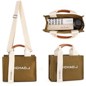 Sacs en toile de coton réutilisables personnalisés avec logo imprimé de haute qualité pour le shopping - Product Image 2