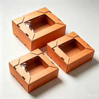 Carton à fruits blanc de haute qualité et exquis, boîte cadeau pour fruits personnalisée avec fenêtre