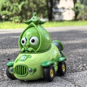 Y07 2.4GHz Mini <b>RC</b> Car Cartoon Pea Shape Electric Remote <b>Control</b> Toy Car Ready to Run for Kids Gift - Product Image 2