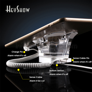 Heyshow chống trộm iPad chủ trộm báo động IR sạc đứng Acrylic Tablet an ninh hiển thị cho cửa hàng bán lẻ - Product Image 6