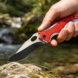 <span class=keywords><strong>Couteau</strong></span> de poche pliable de haute qualité | <span class=keywords><strong>Couteau</strong></span> de poche EDC <span class=keywords><strong>avec</strong></span> manche en aluminium ABS pour le camping, les activités de plein air, les accessoires de chasse - Product Image 5