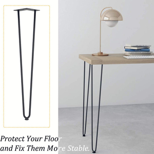 Patas de Mesa de Hierro Forjado Sólido, Soporte Metálico para Muebles de Café, Comedor y Escritorio - Product Image 1
