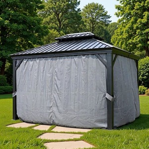 Aluminum Garden Gazebo Outdoor Patio <b>Shade</b> Pavilion <b>Tent</b> Gardening Supplies for Flower Arch Garden Bed Metal Fence & <b>Shade</b> Net - Product Image 2