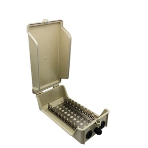 Caja de terminación de <span class=keywords><strong>cable</strong></span> de teléfono para exteriores, <span class=keywords><strong>100</strong></span> <span class=keywords><strong>pares</strong></span> de piezas de telecomunicaciones con módulo Krone LSA Plus para una fácil instalación - Product Image 1