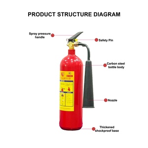 Estintore a CO2 da 2/5kg Personalizzato, Attrezzatura Antincendio, Prezzo <span class=keywords><strong>del</strong></span> Estintore Corrisponde a Qualità e Servizio - Product Image 2