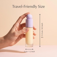 Flacone Spray Vuoto in Vetro per Profumo da Donna, Elegante, Rotondo, da 30ml, 50ml, 100ml, con Confezione Scatola - Vendita all'Ingrosso