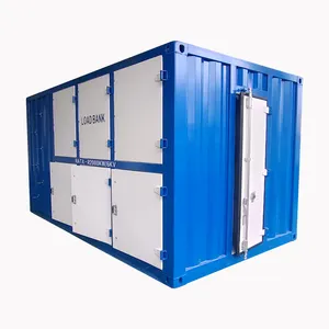 2000kW/2MW variable step load containerized 11kv resistor load bank for power grid balancing