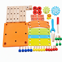 Juguete de Madera Desarmable, Silla con Tornillos y Tuercas, Rompecabezas de Ensamblaje para Niños