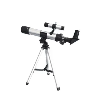 Telescopio astronómico refractivo con visor y trípode, para estudiantes, niños y principiantes en astronomía, ver la estrella, 40040