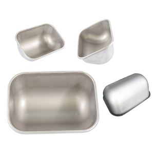 Producción y venta integradas Comedero para cerdas de acero inoxidable 304 Resistente a <span class=keywords><strong>la</strong></span> corrosión Comedero para cerdos de una pieza formado por estiramiento - Product Image 1