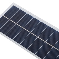 Panneau solaire monocristallin transparent 140x90mm 3W 6V 55V pour l'efficacité du réverbère solaire 19%-20%
