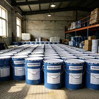 Revêtement ignifuge acrylique intumescent ThinFilm, peinture résistante aux hautes températures et à l'humidité, à base de polyurée modifiée pour la construction