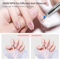 Raydom CS00118-S-001 35000RPM Perceuse à ongles électrique/AC à couple élevé 75W avec poignée antidérapante - Outil cosmétique professionnel portable
