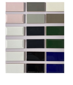 Tàu điện ngầm gạch 75x150 mét bóng tráng men ngoài trời trang trí màu trắng bên ngoài bức tường tàu điện ngầm hồ bơi gạch men — ảnh 1
