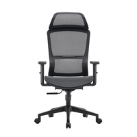 Chaise de bureau personnalisable par le fabricant avec accoudoirs réglables et support de tête large, pour fournitures de bureau, bureau d'étude et de conférence