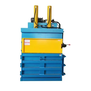 Resíduos Automáticos Papelão Compress Baler Máquina hidráulica Baling Press