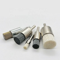 Brosse industrielle multifonctionnelle en céramique pour le décapage de peinture, le polissage et l'élimination de la rouille, avec manche métallique CNC DIY OEM et poils diamantés