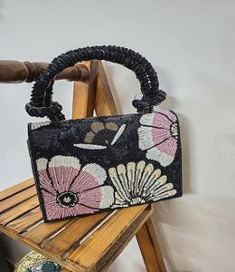 กระเป๋าถือผู้หญิงทำมือจากหนัง PU กันน้ำ ดีไซน์ลำลอง ทรงครึ่งวงกลม บุผ้ากำมะหยี่โพลีสไตล์วินเทจ - Product Image 5