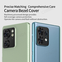 Pelindung lensa Aluminium Aloi logam, anti-benturan Premium untuk Motorola Edge 40pro 5G tanpa lensa kaca Film kamera untuk ponsel