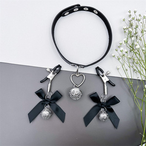 Colliers de stimulation pour mamelons, cordes de soumission, ensembles SM, collier BDSM pour adultes, équipement de bondage, jeux de domination-soumission pour femmes - Product Image 1