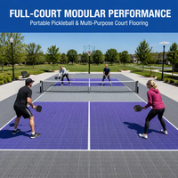 Dalles de sol suspendues antidérapantes en PP, ASF-P1, dalles modulaires hexagonales pour sols sportifs extérieurs, pour les aires de jeux des écoles maternelles