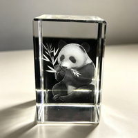 Cubo in Cristallo K9 con Foto Incisa al Laser 3D, Design Ecologico per Regalo Promozionale di Compleanno