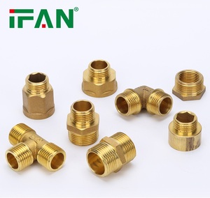 IFAN Brass phụ kiện đường ống nam ren khuỷu tay để đồng kết nối giảm Brass Phụ kiện cho hệ thống ống nước Phụ kiện - Product Image 1