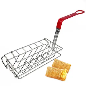 Frying Apple Pies Chicken Fish Restaurant Supplies Wire Mesh Basket For Deep Fryer Pot Commercial Use