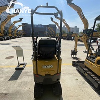 Mini-excavatrice XE10U d'origine chinoise avec fonction de rotation de flèche, idéale pour les projets de jardinage, d'agriculture et de construction intérieure