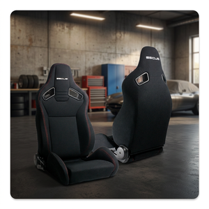 เบาะนั่งแบบสปอร์ตทรงบักเก็ตเต็มตัว รุ่น Speedster Cloth ของ SSCUS ปรับเอนได้ หรูหรา - Product Image 1