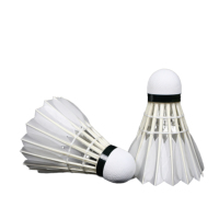 Volant de badminton Lingshang LS100 pour l'entraînement, durable, pas cher, prix d'usine en gros