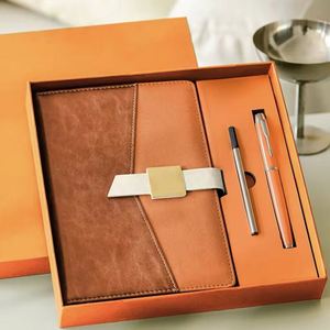 2026 Promotional <b>Gifts</b> Notebook Metal Pen Refill <b>Gift</b> <b>Set</b> for Journal Corporate Business Items With Logo Printing - Product Image 3