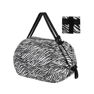 Bolsa de compras plegable de gran capacidad, bolsa de viaje práctica, bolso de nailon grueso, bolsa de almacenamiento reutilizable lavable - Product Image 2