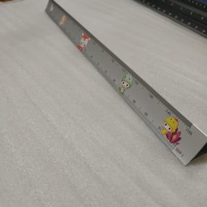 Règle d'échelle d'architecte triangulaire en aluminium de 12 pouces règle en acier gravée au laser série 6000 soudure de coupe de cintrage en métal incluse - Product Image 5