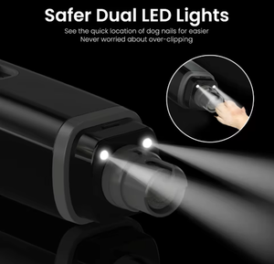 Lime à ongles électrique pour animaux de compagnie, rechargeable, en caoutchouc, 2 vitesses, double éclairage LED, facile à utiliser – Produits populaires tendance 2026 - Product Image 6