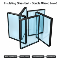 Meilleure qualité 8mm Double vitrage verre de sécurité trempé verre isolé verre de construction dans les fenêtres ou les cloisons