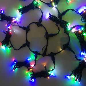 Populaire Meilleure Vente Usine Directe En Gros Remplaçable En Plein Air Mini Glaçon Rideau Lumières De Noël Luces <span class=keywords><strong>Navida</strong></span> - Product Image 1