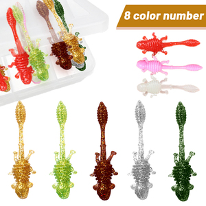 50cm/1g Simulation Artificial Bait Manufacturers Artificial Bait Freshwater Craw Plastic Prawn Fishing Soft Lure Bait