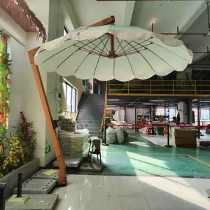 カンチレバーパラソル傘壁掛け防雨傘頑丈なビーチクラブ傘ビーチスタンド