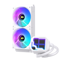 Refroidisseur de processeur de jeu ARGB 2026 en promotion, radiateur liquide PWM LED 12V, ventilateurs de refroidissement pour boîtier d'ordinateur, compatible Intel et AMD
